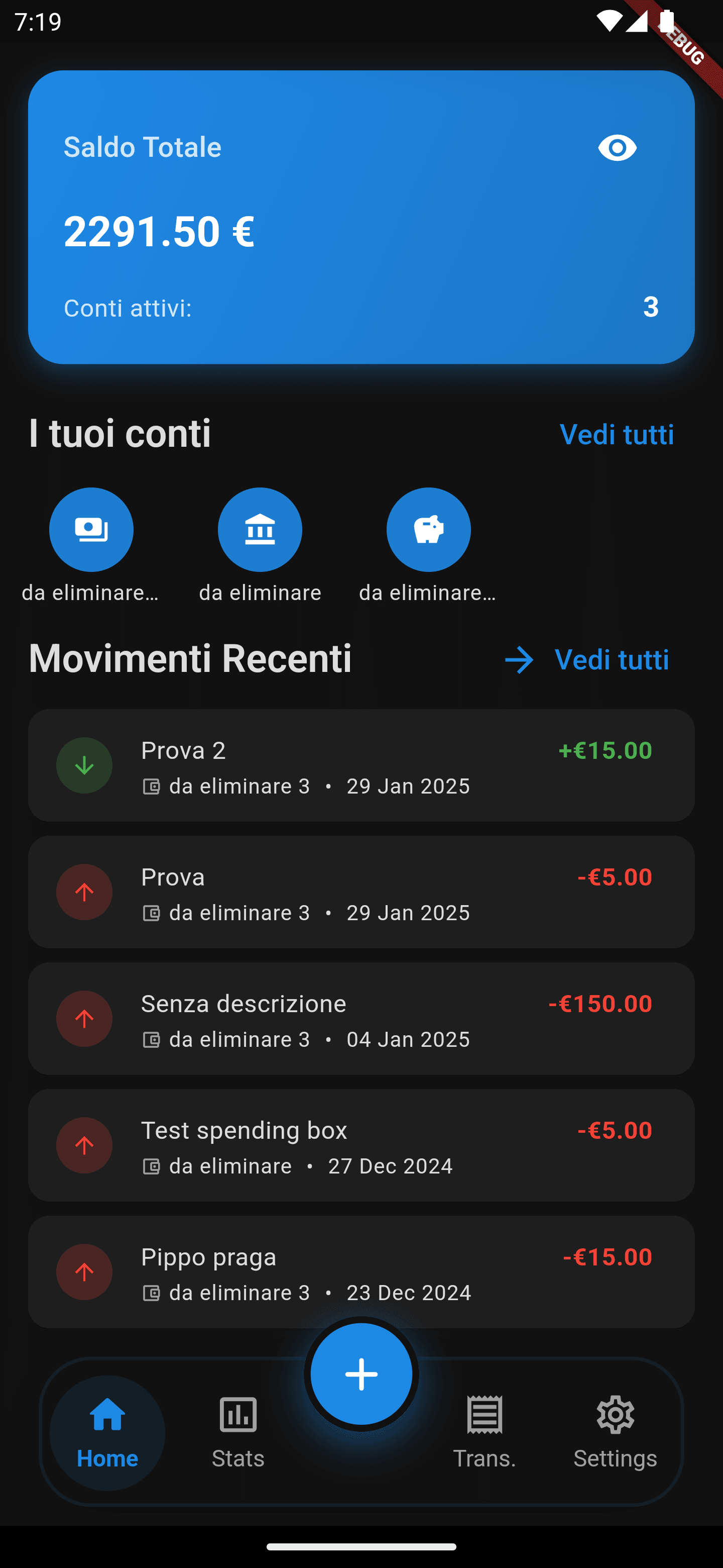 Money Report (In sviluppo) - Android Version